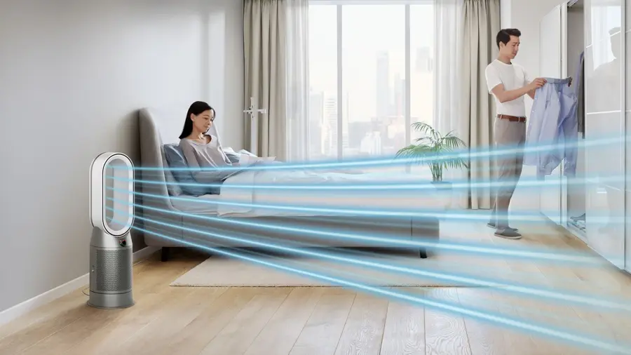 Oczyszczacz powietrza i wentylator z funkcją ogrzewania Dyson Purifier Hot+Cool Autoreact HP7A